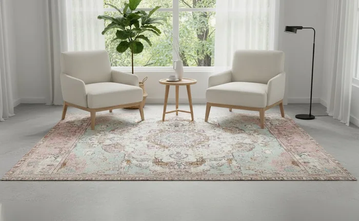 שטיח פיויסי דגם ";פרובנס"; - שטיח פיויסי במראה מיושן ויוקרתי