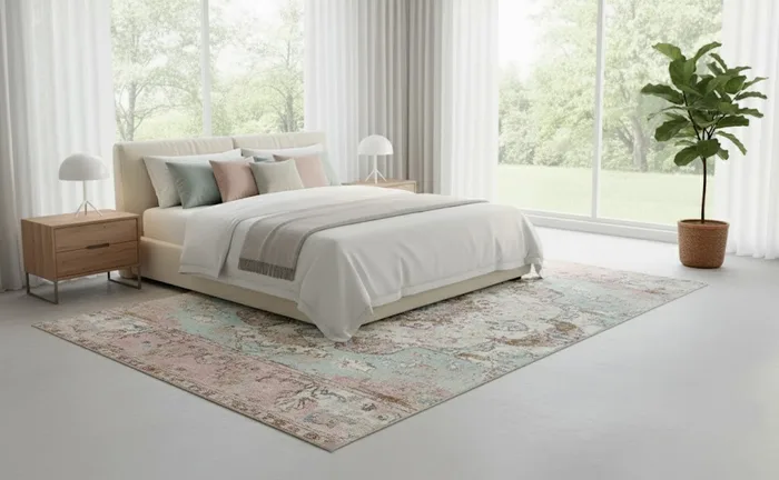 שטיח פיויסי דגם ";פרובנס"; - שטיח פיויסי במראה מיושן ויוקרתי