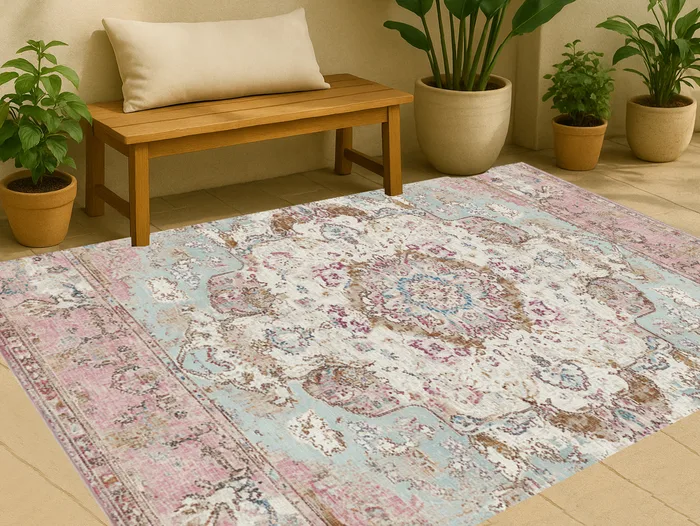 שטיח פיויסי דגם ";פרובנס"; - שטיח פיויסי במראה מיושן ויוקרתי