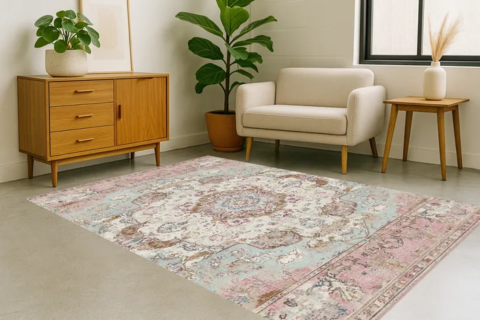 שטיח פיויסי דגם ";פרובנס"; - שטיח פיויסי במראה מיושן ויוקרתי