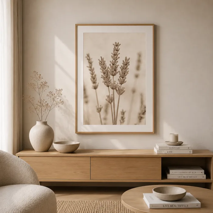 תמונת לבנדר טבעי - Soft Botanical Collection - דגם 06
