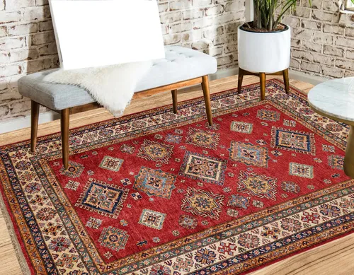 שטיח פיויסי אפגני - שטיח PVC בעיצוב של שטיח אפגני