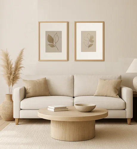 תמונות מודרניות דגם "דואט" בעיצוב מינימליסטי