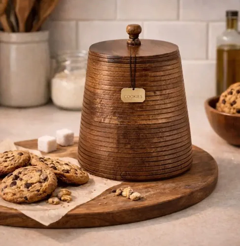 כלי לעוגיות מעץ מנגו