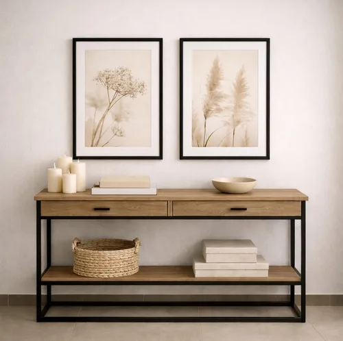 סט תמונות בוטניות - קולקציית הרמוניה - דגם 08