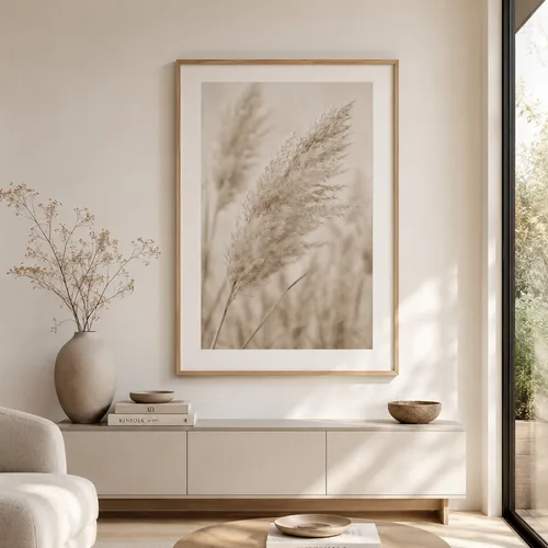 תמונת פמפס טבעי 03 - Soft Botanical Collection