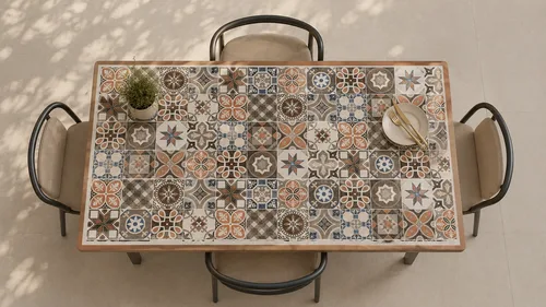 מפת שולחן פיויסי אריחים Mix Tiles - 01