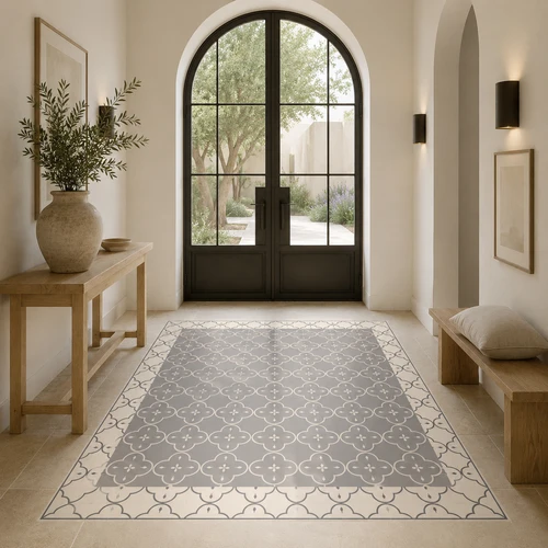 שטיח פי.וי.סי דגם משרביה - Moroccan Pattern